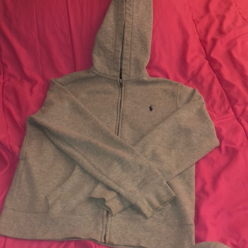 Ralph Lauren polo hoodie size L in BOYS NOT MEN